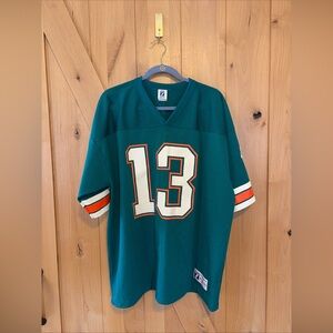 Vintage Miami Dolphins Dan Marino Jersey (Mens XL) Logo 7 90s Made in USA